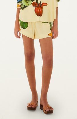 FARM Rio FARM Rio Banana Grapes Linen Blend Shorts