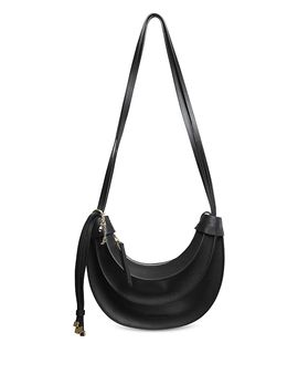 Farm Rio Farm Rio Banana Small Leather Hobo Bag