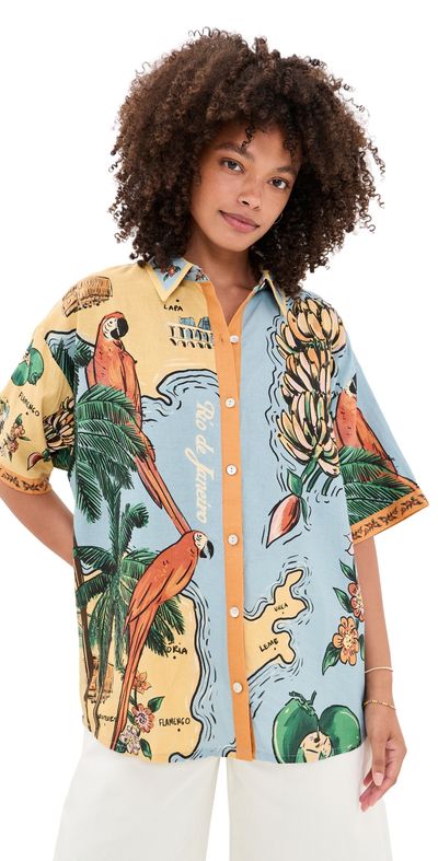 FARM Rio FARM Rio Beaches Path Shirt Beaches Path Multicolor