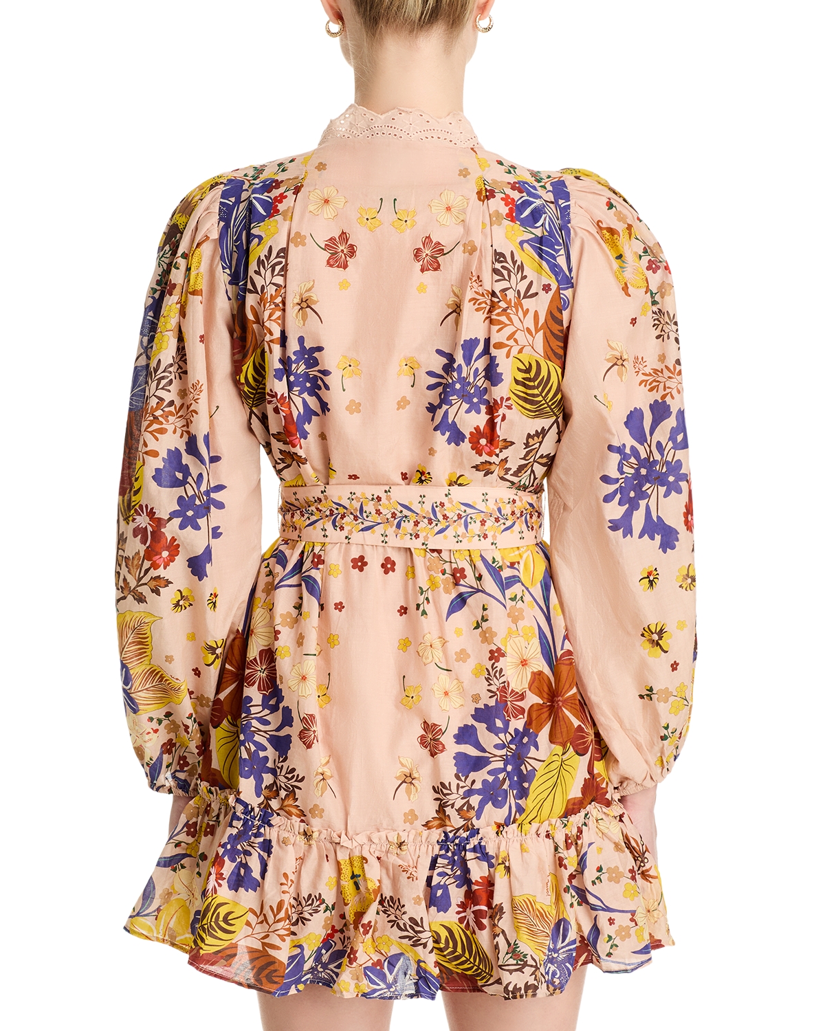farm rio blue beauty bouquet mini dress Blue Wonderful Bouquet Mini Dress FARM Rio