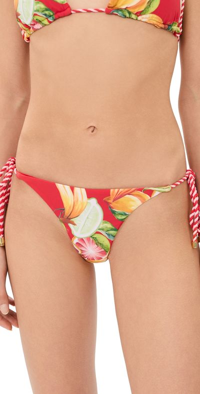 FARM Rio FARM Rio Bikini Bottoms with Rope Fruit Garden