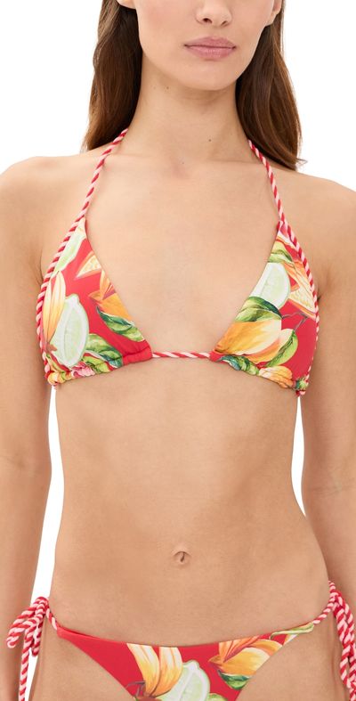 FARM Rio FARM Rio Bikini Top with Rope Fruit Garden