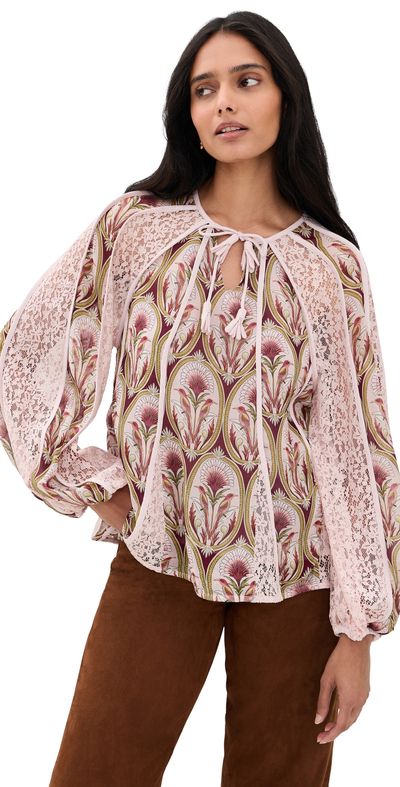 FARM Rio FARM Rio Birds Tree Blouse Garden Medal Multicolor