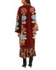 Farm Rio Farm Rio Blanket Stitch Fleece Midi Coat - 3