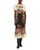 Farm Rio Farm Rio Blouson Bodice Midi Dress - 1