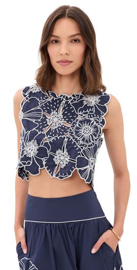 FARM Rio FARM Rio Blue Richelieu Top Blue
