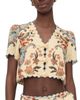 FARM Rio FARM Rio Boho Beauty Butter Short Sleeve Top Boho Beauty Butter - 1