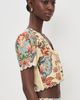 FARM Rio FARM Rio Boho Beauty Butter Short Sleeve Top Boho Beauty Butter - 4