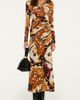 FARM Rio FARM Rio Borbofly Asymmetric Neck Long Sleeve Maxi Dress - 1