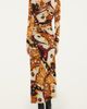 FARM Rio FARM Rio Borbofly Asymmetric Neck Long Sleeve Maxi Dress - 2