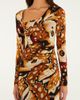 FARM Rio FARM Rio Borbofly Asymmetric Neck Long Sleeve Maxi Dress - 3