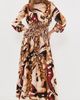 FARM Rio FARM Rio Borbofly Macrame Maxi Dress Borbofly Multicolor - 2