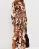 FARM Rio FARM Rio Borbofly Macrame Maxi Dress Borbofly Multicolor - 5