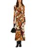 Farm Rio Farm Rio Borbofly Printed Long Sleeve Maxi Dress - 1