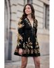 Farm Rio Farm Rio Carnaval Feathers Cotton Mini Dress - 2