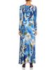 Farm Rio Farm Rio Chita Pietra Dura Long Sleeve Maxi Dress - 5