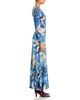 Farm Rio Farm Rio Chita Pietra Dura Long Sleeve Maxi Dress - 6