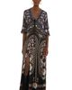 Farm Rio Farm Rio Daniela Short Sleeve Maxi Dress - 2