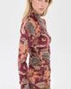FARM Rio FARM Rio Delhi Floral Burgundy Velvet Jersey Blouse Delhi Floral Burgundy - 4
