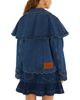 Farm Rio Farm Rio Denim Cropped Trench Jacket - 2