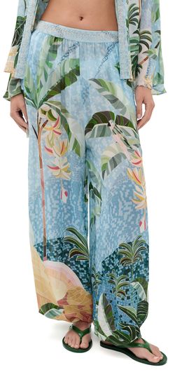 FARM Rio FARM Rio Embroidered Balloon Pants Mosaic Rio