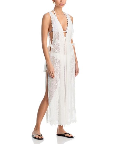 Farm Rio - Embroidered Dress Swim Cover-Up