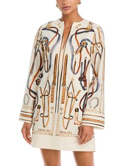 Farm Rio Farm Rio Equestrian Scarf Cape Mini Dress