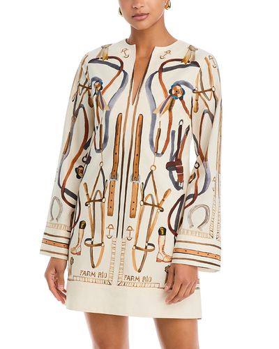 Farm Rio Farm Rio Equestrian Scarf Cape Mini Dress