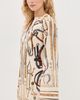 FARM Rio FARM Rio Equestrian Scarf Mini Cape Dress Equestrian Scarf Winter White - 4