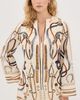 FARM Rio FARM Rio Equestrian Scarf Mini Cape Dress Equestrian Scarf Winter White - 5