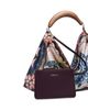 Farm Rio Farm Rio Extra Large Floral Satin Scarf Hobo Bag - 4