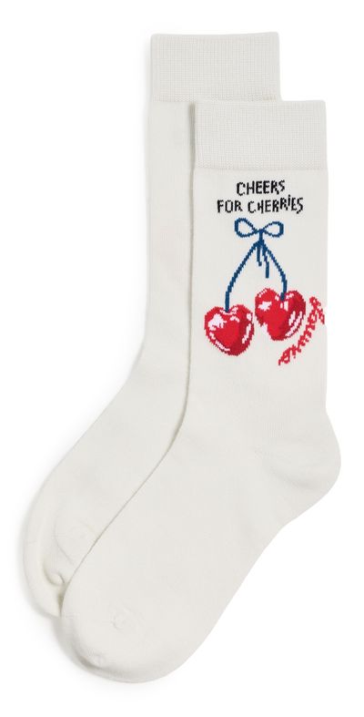 FARM Rio FARM Rio Farm Rio Socks Ivory Cherrie One