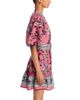 Farm Rio Farm Rio Floral Beauty Tapestry Belted Mini Dress - 5