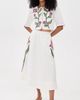 FARM Rio FARM Rio Flower Midi Skirt Off-White - 5