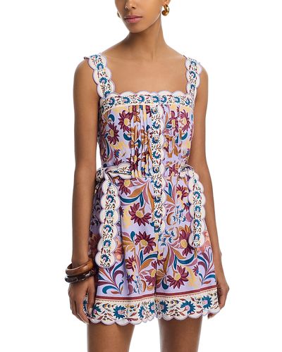 Farm Rio Farm Rio Flower Tiles Lilac Romper