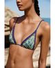 Farm Rio Farm Rio Fruit Beauty Faded Green Triangle Bikini Top - 2