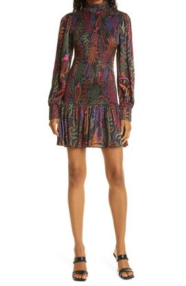 FARM Rio FARM Rio Frutis Dream Long Sleeve Minidress