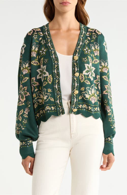 FARM Rio FARM Rio Garden Delight Button-Up Cardigan