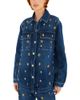 Farm Rio Farm Rio Gem Embellished Denim Shirt - 1