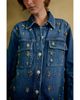 Farm Rio Farm Rio Gem Embellished Denim Shirt - 3