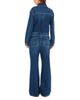 Farm Rio Farm Rio Gem Embellished High Rise Flare Jeans in Denim - 6