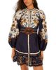 Farm Rio Farm Rio Golden Nature Belted Mini Dress - 1