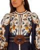 Farm Rio Farm Rio Golden Nature Belted Mini Dress - 3