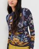 FARM Rio FARM Rio Golden Nature Blouse Golden Nature Navy Blue - 2