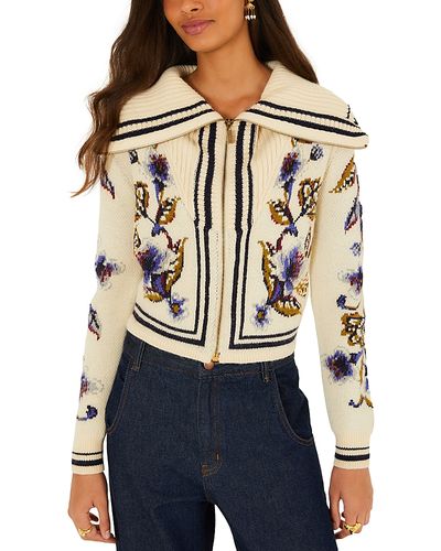 Farm Rio Farm Rio Golden Nature Knit Cardigan
