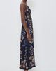 FARM Rio FARM Rio Golden Nature Maxi Slip Dress GOLDEN NATURE NAVY BLUE - 4