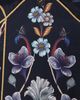 FARM Rio FARM Rio Golden Nature Maxi Slip Dress GOLDEN NATURE NAVY BLUE - 6