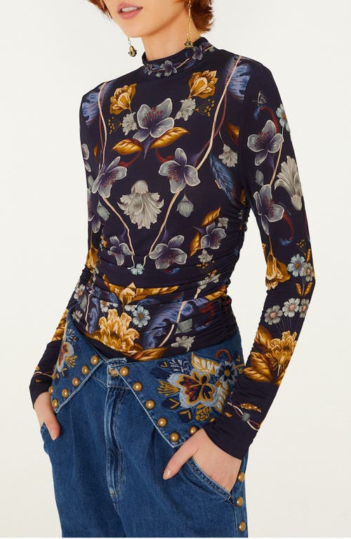 FARM Rio FARM Rio Golden Nature Mock Neck Top