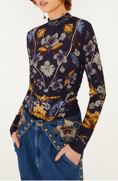 FARM Rio FARM Rio Golden Nature Mock Neck Top