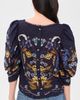 FARM Rio FARM Rio Golden Nature Navy Blue Blouse Golden Nature Navy Blue - 3